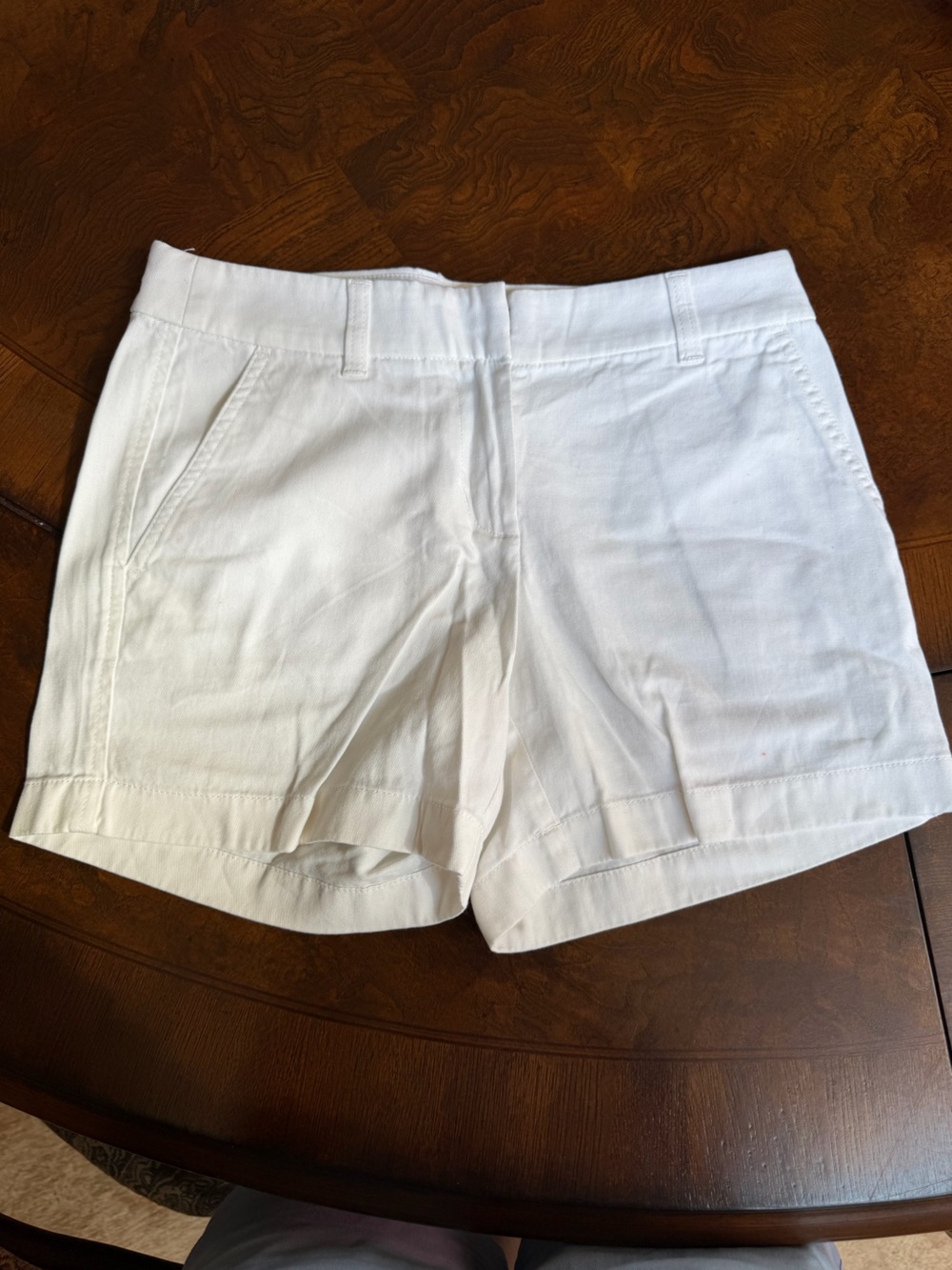 J. Crew White Cotton Shorts 5” NWT Size 0